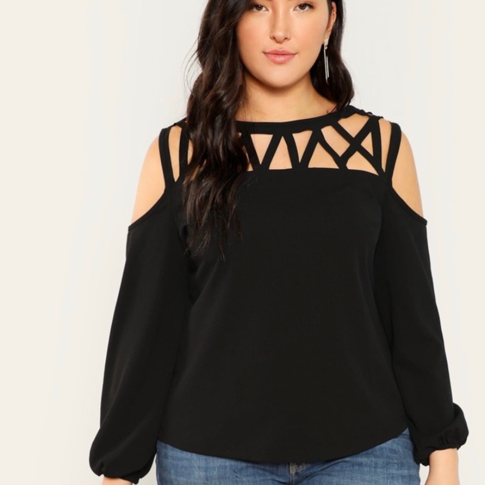 Women’s cold shoulder top